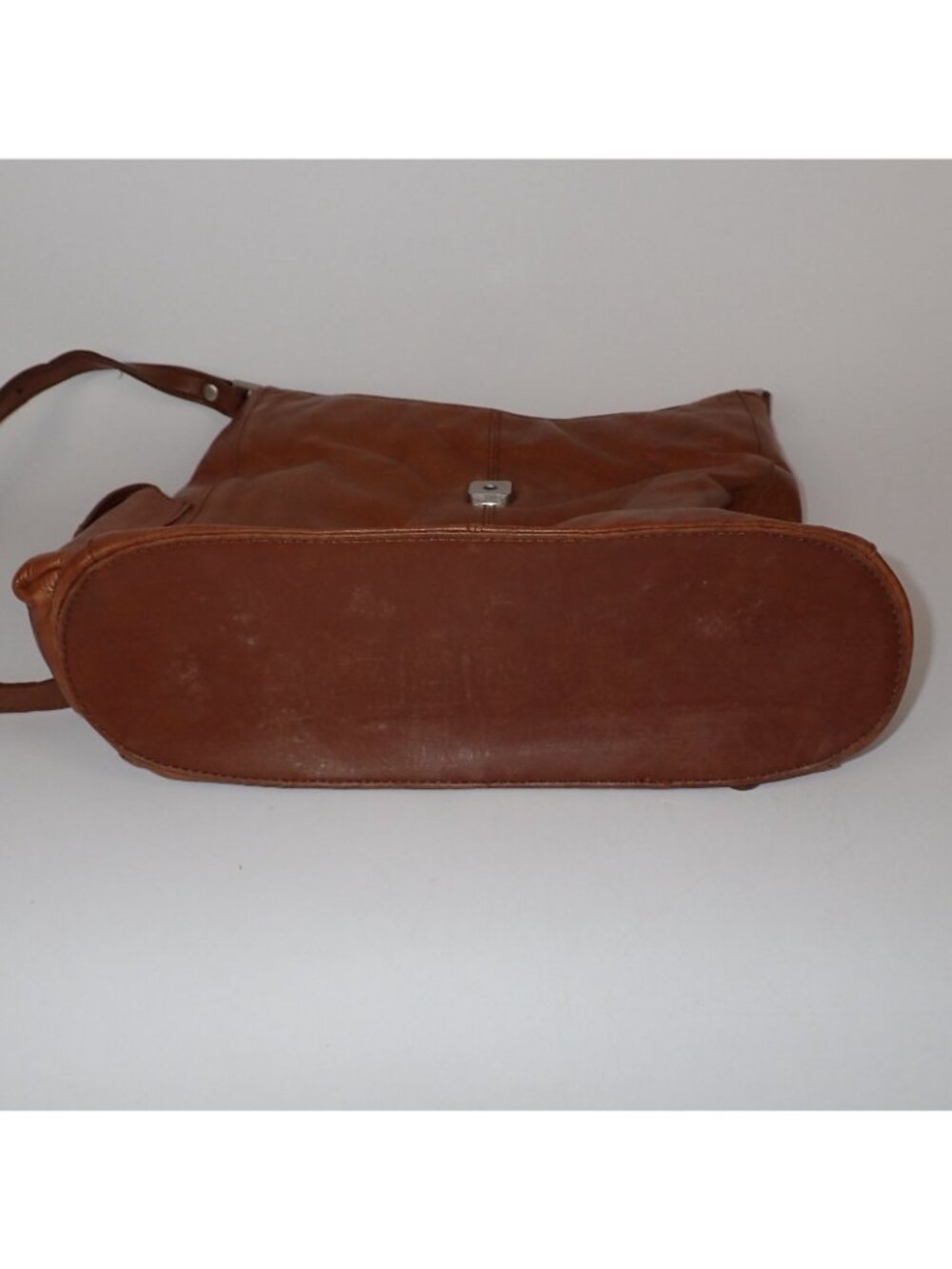 Madi Claire Genuine Leather Purse Satchel – Brown Shoulder Bag - Picture 5 of 6